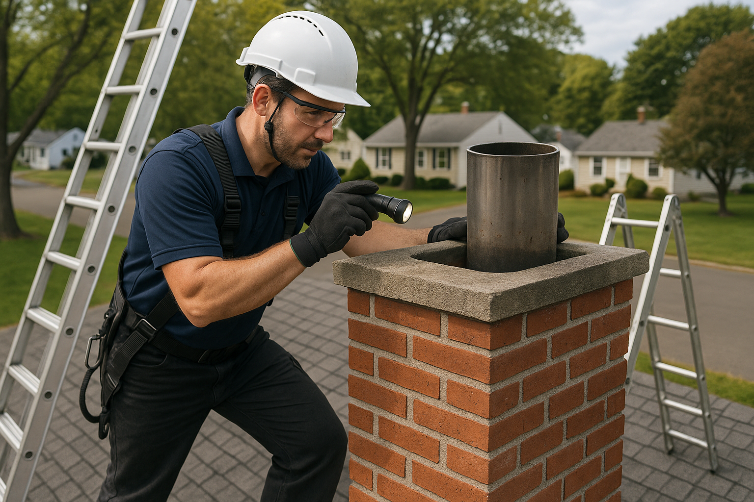 Chimney service in Milford, CT